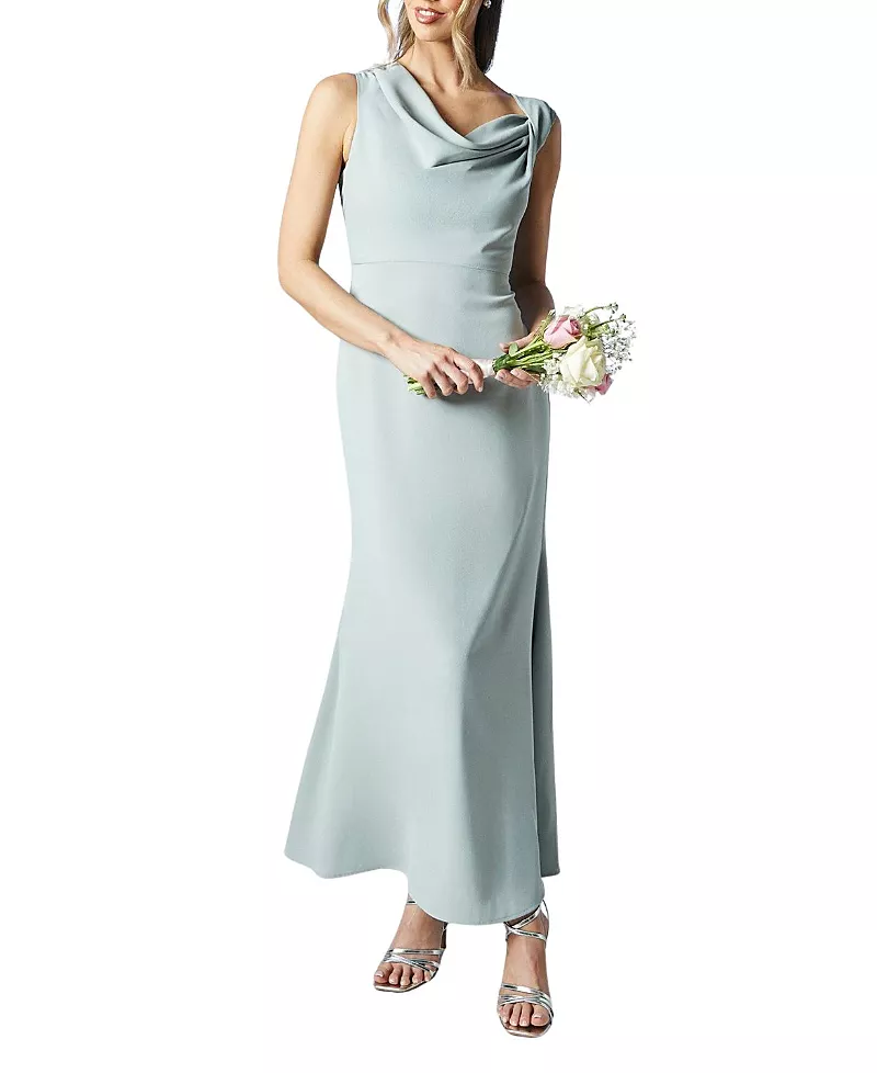 Coast Petite Twist Cowl Neck Bridesmaid Dress