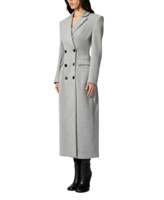 Structured Double-Breasted Maxi Coat