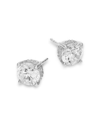 Luxe Collection Certified Lab Grown Diamond Hidden Halo Stud Earrings in Platinum, 3.0 tcw