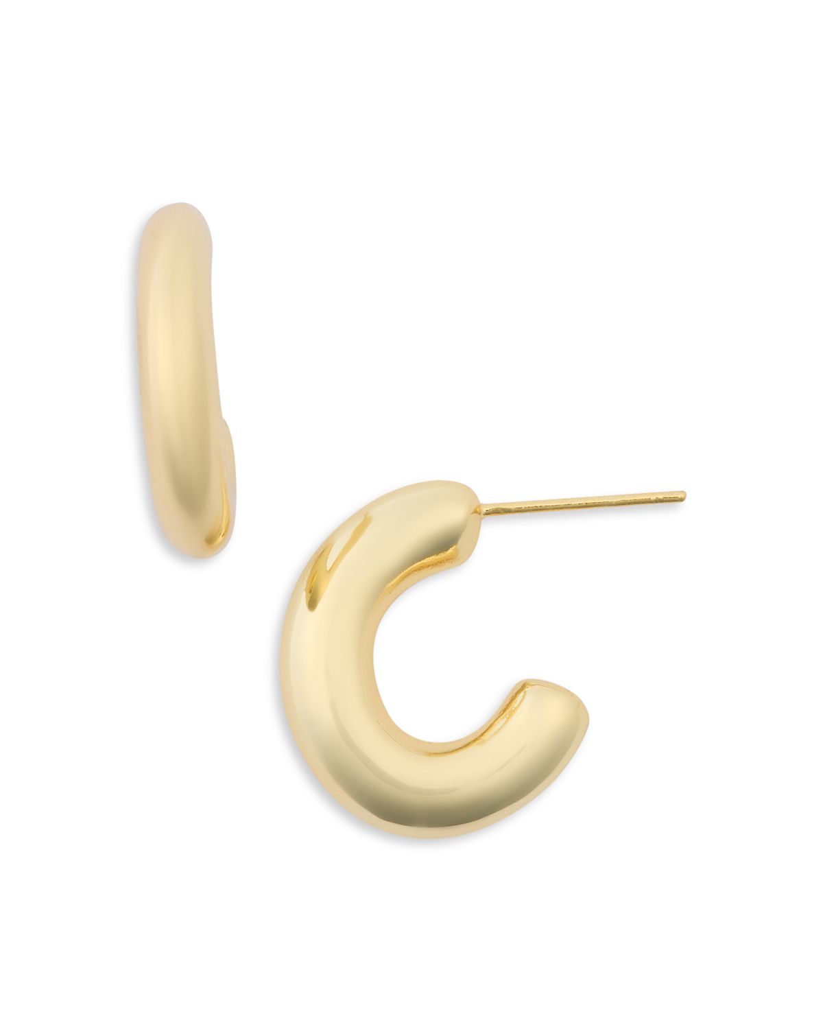 Aqua Hoop Earrings - Exclusive