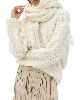 Luisa Scarf Long Sleeve Sweater