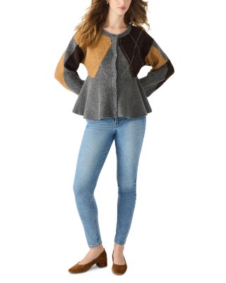 Lillie Crewneck Cardigan Sweater