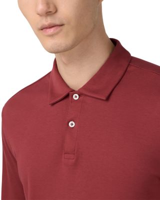 Pima Interlock Long Sleeve Polo