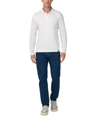 Pima Interlock Long Sleeve Polo