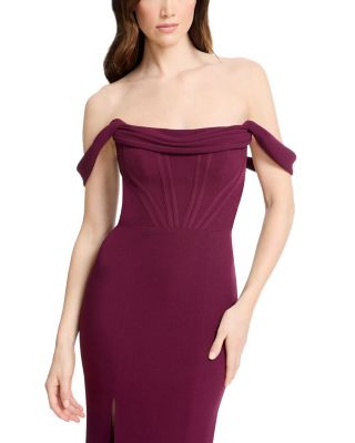 Melania Off-the-Shoulder Gown