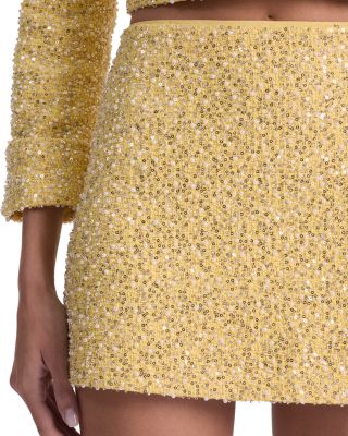 Ecenia Embellished Tweed Skirt