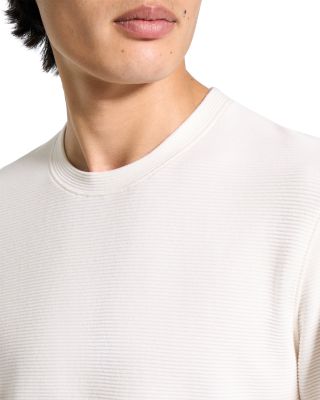 Delroy in Studio T Jacquard Relaxed Fit Long Sleeve Tee