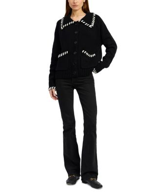 Piper Whipstitch Collared Cardigan Sweater