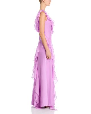 Estella Bias Ruffled Gown
