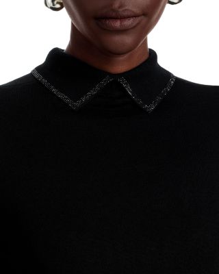 Dove Shirt Collar Sweater