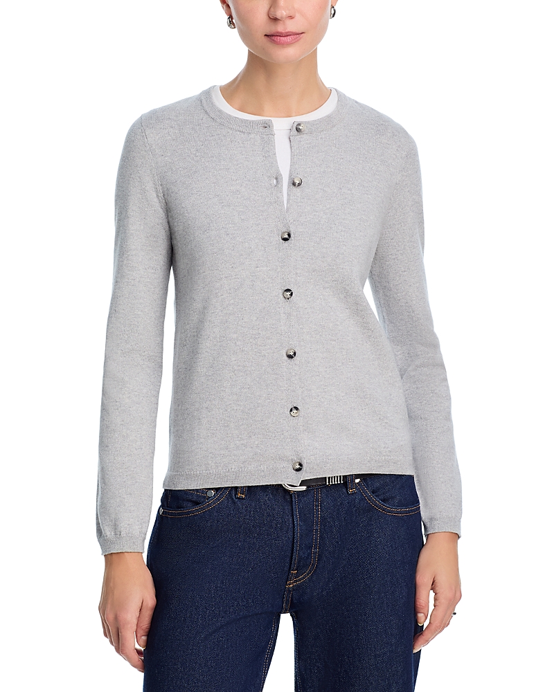 Perfectwhitetee Moira Cardigan Sweater In Gray
