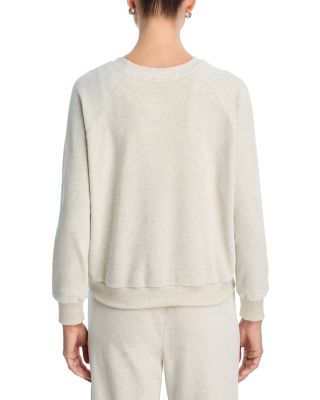 Stella Velour Shrunken Raglan Sweatshirt & Alex Velour Wide Leg Pants