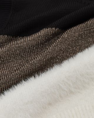 Metallic Patterned Sweater 