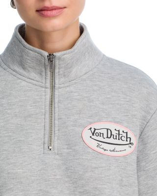 x Von Dutch Graphic Quarter Zip Sweatshirt & Sweatpants