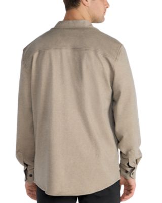 Coastal Button Front Overshirt