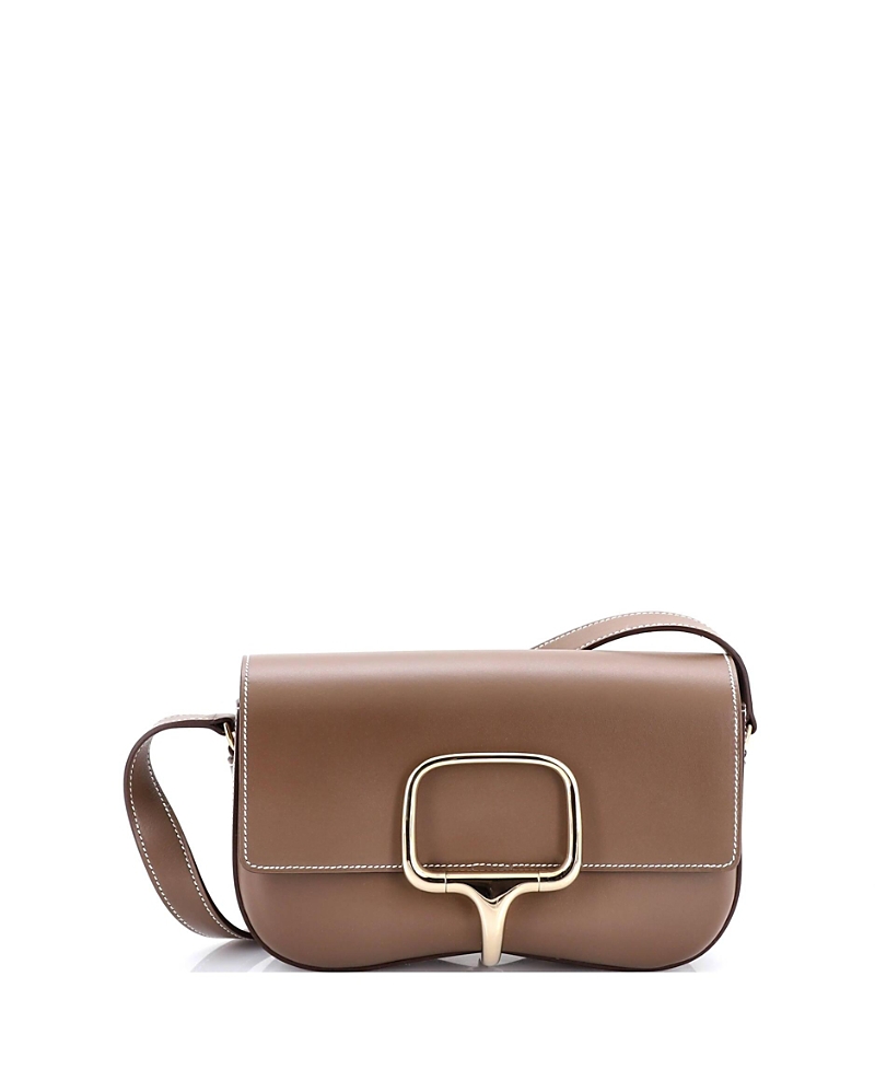 PRE-OWNED HERMES Pre-owned Hermes Della Cavalleria Elan Shoulder Bag Tadelakt In Gray