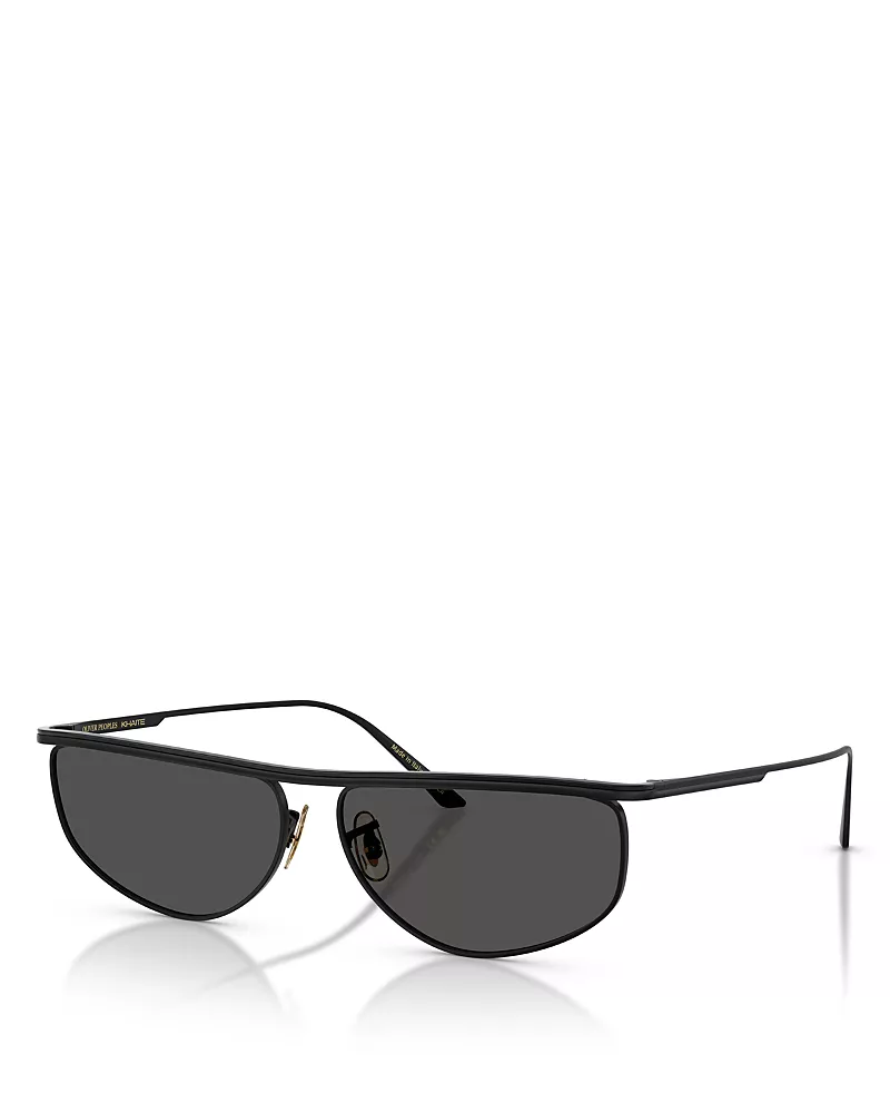 Khaite X Oliver Peoples Irregular Oval Sunglasses, 59mm