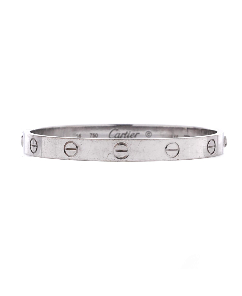 Click to view more detailed imagery on our partner's website Pre-owned Pre-owned Cartier Cartier Love Bracelet 18k White Gold