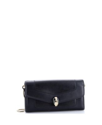  Long Serpenti Forever Wallet on Chain Leather