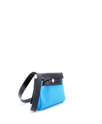 20 Herbag Zip Toile and Leather