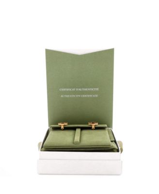  Vintage Alhambra Earrings 18K Gold and Carnelian