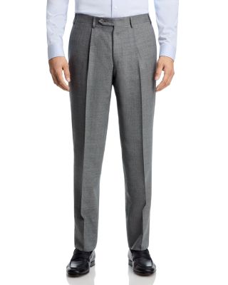 Monza Pleat M&eacute;lange Regular Fit Pants