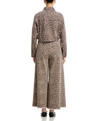 Denim Wide Leg Pants