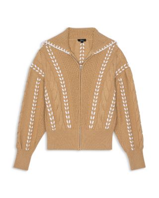 Lune Blanket Stitch Cardigan