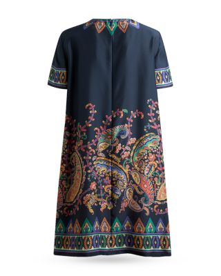 Silk Mini Tunic Dress