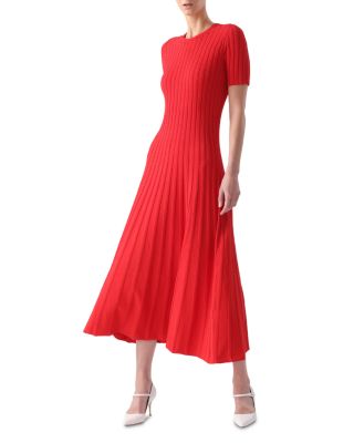 Cable Stitch Midi Sweater Dress