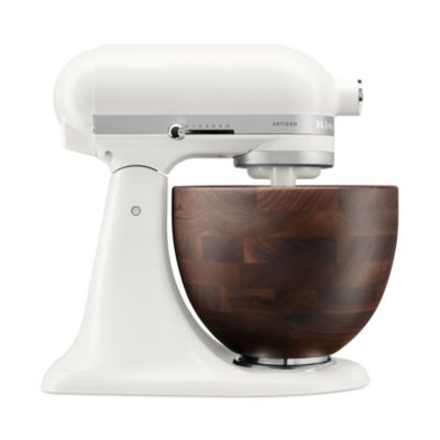 Artisan Series 5 Quart Tilt Head Stand Mixer with Walnut Wood Bowl