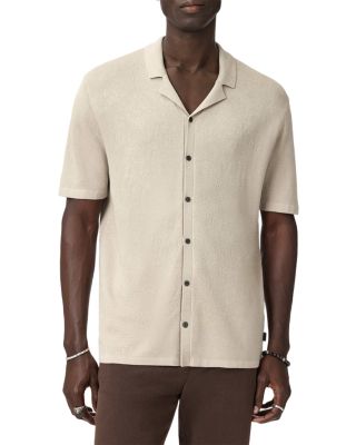 Arlon Jacquard Camp Collar Sweater