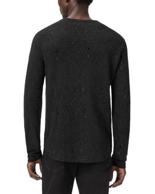 Vera Jacquard Textured Crewneck Sweater