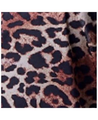 Bold Leopard Print Mini Dress
