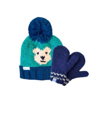 Boys' Teddy Bear Bobble Hat - Baby, Little Kid, Big Kid