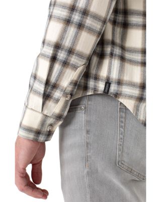 Long Sleeved Curved Yoke Regular Fit Button Down Shirt