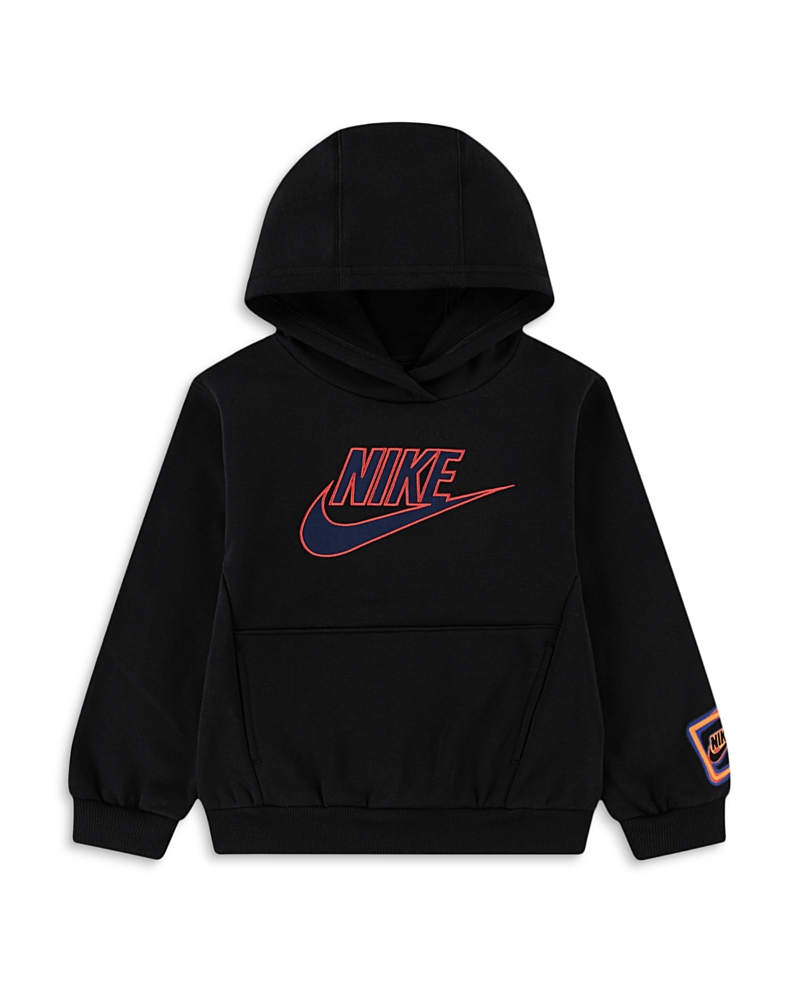 Nike Boys' Glow With Me Fleece Pullover Hoodie - Little Kid In Black