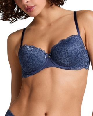 Hunkemoller Marine Padded Underwired Bra