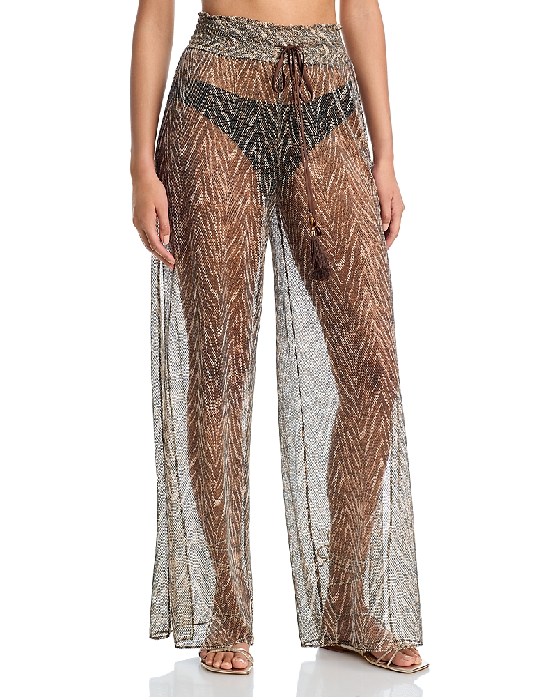 Ramy Brook Priya Swim Cover-up Pants In Pattern