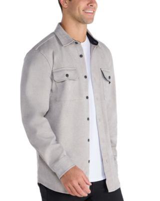 Coastal Button Front Overshirt