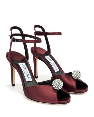 Women's Sacora 85 Satin with Crystal Embellished Sphere Sandals