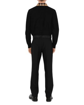 Cody Long Sleeve Check Collar Cotton Polo Shirt