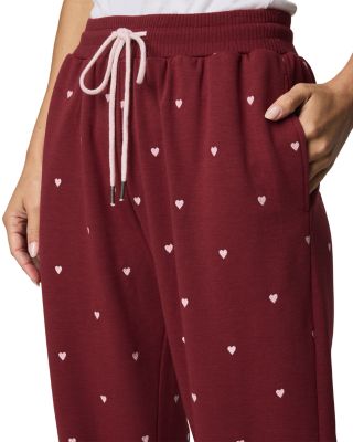 Love Lounge Embroidered Jogger Pants