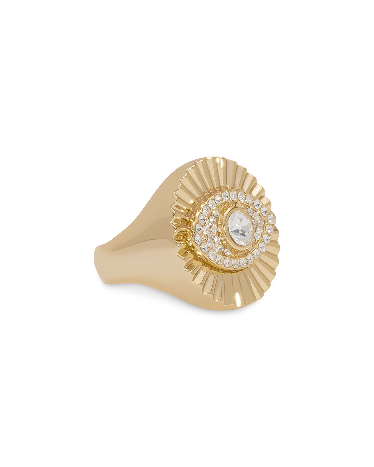 Ramy Brook Stone Charm Jewelry Crystal Evil Eye Ring