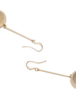 Tiffani Bead & Pav&eacute; Fireball Linear Drop Earrings