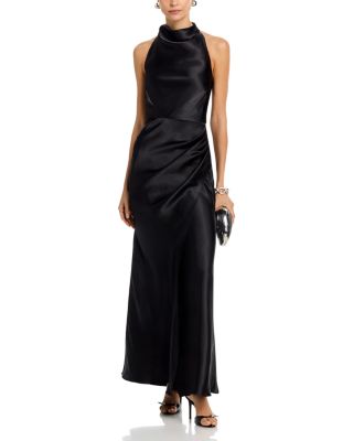 Draped Halter Gown - Exclusive
