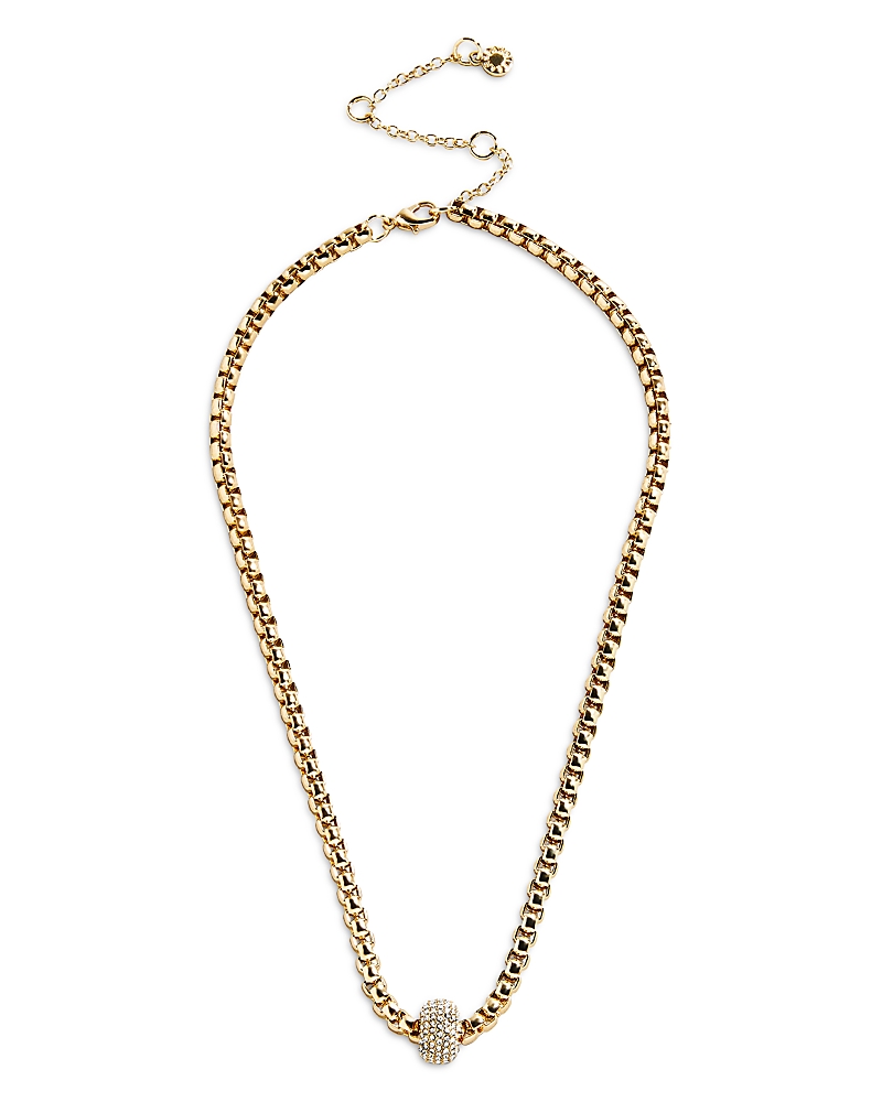 Baublebar Pave Rondelle Jonie Necklace, 16-19 In Gold