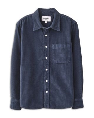 Corduroy Long Sleeve Button Front Shirt