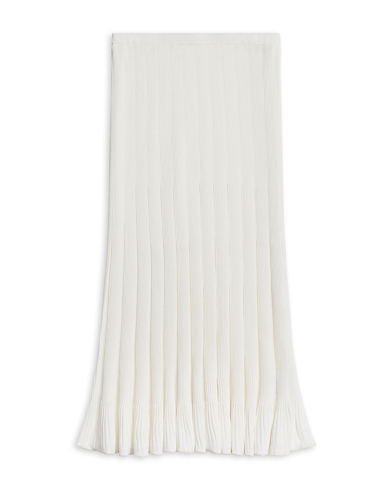 Theory Paneled Skirt In White