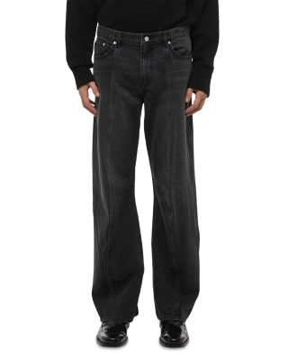 Gallery Relaxed Fit Ski Jeans in Faded Black